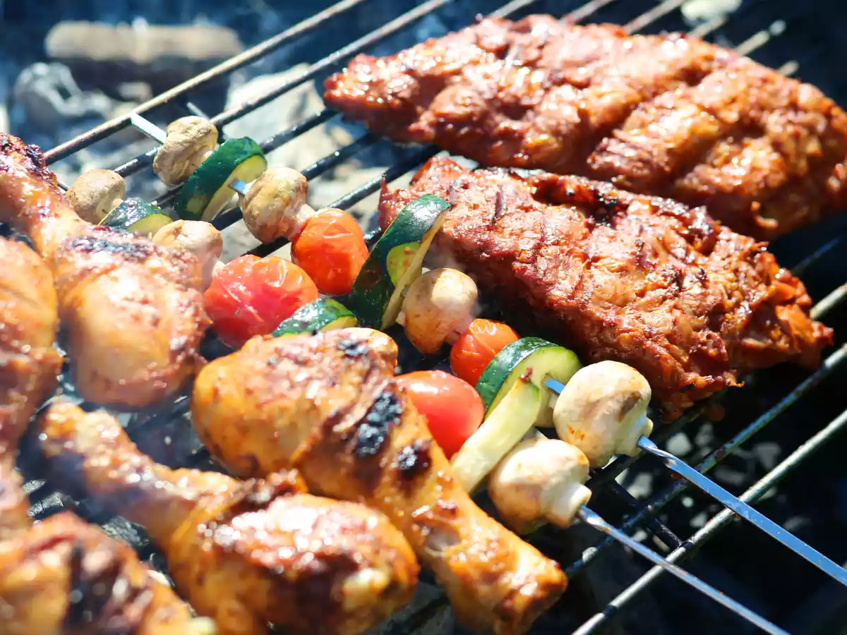 Summer BBQ-illustration