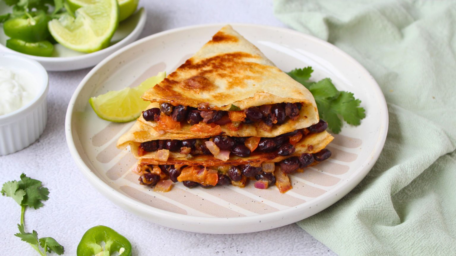 Black Bean Quesadilla