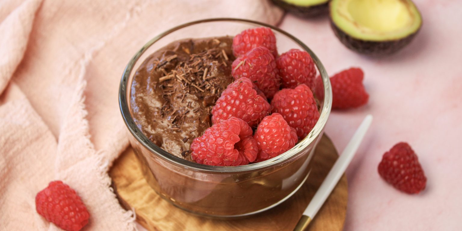 no-bake chocolate avocado mousse
