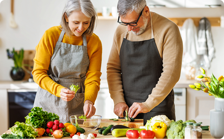 Couple meal planning