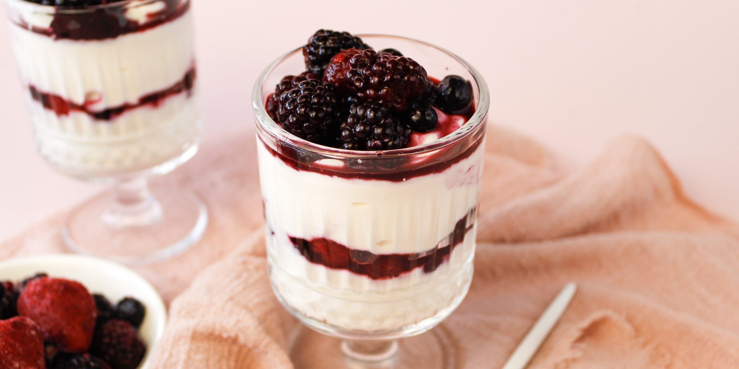 Frozen Berry Yogurt Parfait