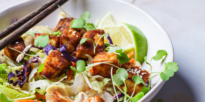 asian tofu salad
